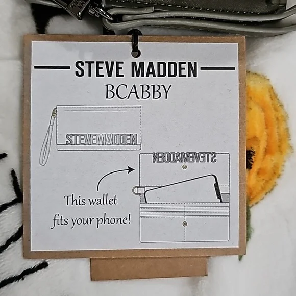 [SOLD] RARE SET* TIKTOK VIRAL STEVE MADDEN BEVELYN OLIVE PURSE & MATCHING WALLET - Picture 9 of 9